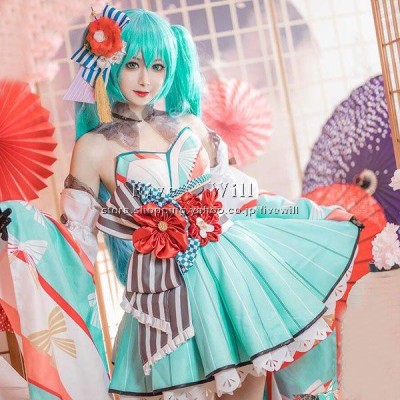 初音ミク 風 はつねみく コスプレ衣装 ウィッグ cosplay チャイナ