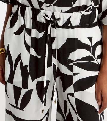 Max Mara Voto printed silk palazzo pants