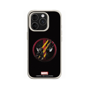 iPhone 16 Pro SolidX 貝殼灰 - 迪士尼-漫威 Marvel - 死侍與金鋼狼-Logo