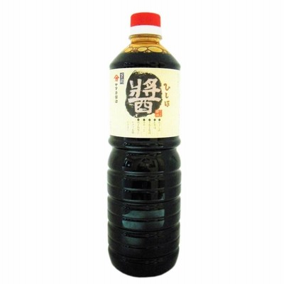 [ヤマカ醤油] ひしほ醤 1000ml/熟成発酵/再仕込醤油/さしみ/お寿司/冷ややっこ/焼き魚