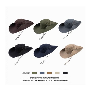 ⒹⓎⓁ┊ 6ᴄᴏʟᴏʀ🪴「3日到貨」露營登山必備經典漁夫帽 男女適用 旅行出國必戴配件 遮陽大帽子