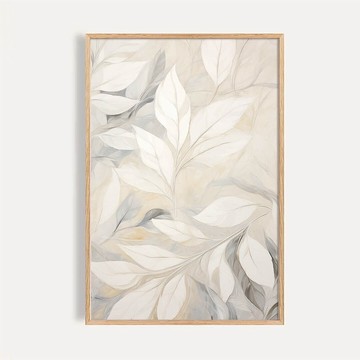 晨光灰白 White Leaves