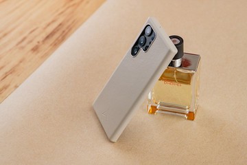 ARMOR Samsung Galaxy S23 Ultra 全真皮電話保護殼_暮光白