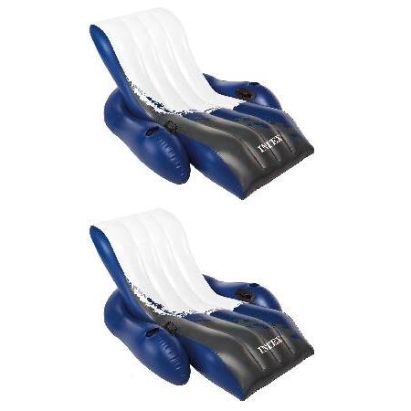 2) INTEX Floating Recliner Lounge Float w Cup Holders並行輸入