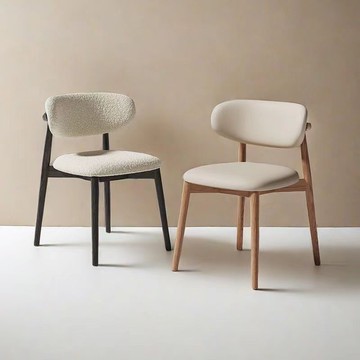 ??快速出貨?? 公司貨 北歐家具實木餐椅餐廳酒店餐桌椅高級感家用凳子椅休閑靠背椅子