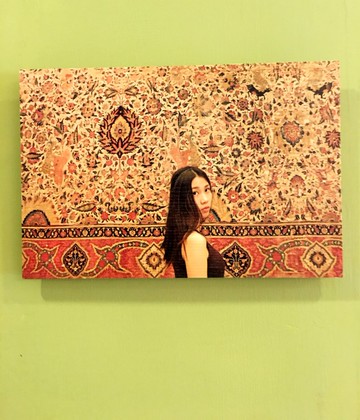 客製您的木紋相片|15*20cm 兩片 直式橫式皆可