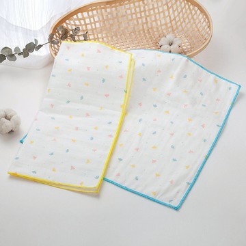 6條入-四層紗100%純棉親膚紗布巾l手帕l方巾。(加厚加大)通過檢驗