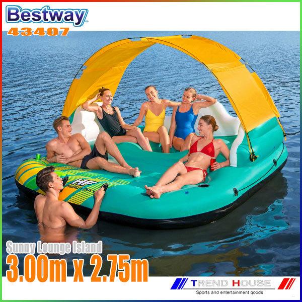 新品 BESTWAY大型フロート 巨大浮き輪 3人用 - 夏/夏休み