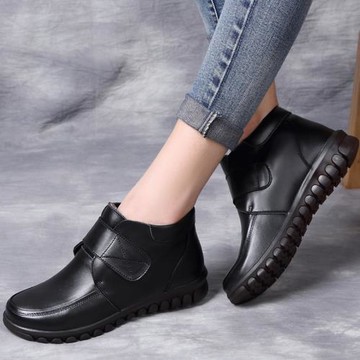 牛筋底防滑大碼中老年雪地靴棉鞋