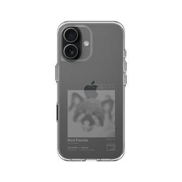 iPhone 17 Clear Case（相機按鈕） 透明 - RHINOSHIELD X Taipei Zoo - 小貓熊：動物圖鑑