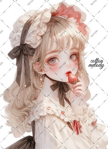 original sticker no.768 人物貼紙 原創貼紙 人物貼紙 女孩貼紙 原創人物貼紙