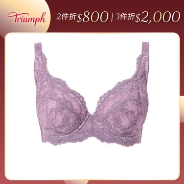 黛安芬-E+大女人系列 包覆透氣 E-G全罩杯內衣 紫藕色｜F27-805 V9