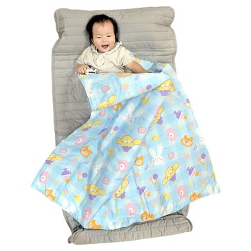 EmBrace 英柏絲 MIT 100%天絲純棉可拆式兒童睡袋 附冬季被胎  點心時間