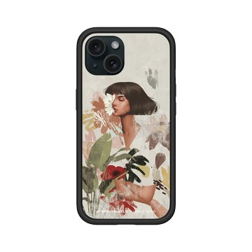 iPhone 15 Mod NX 黑 - Janice Sung - Flora 2 花叢