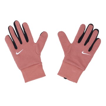 Nike 手套 Phoenix Fleece 女款 粉紅 黑 刷毛 保暖 觸控 冬季 N1011753-637