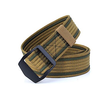 拉福   文亞龍帆布男腰帶皮帶