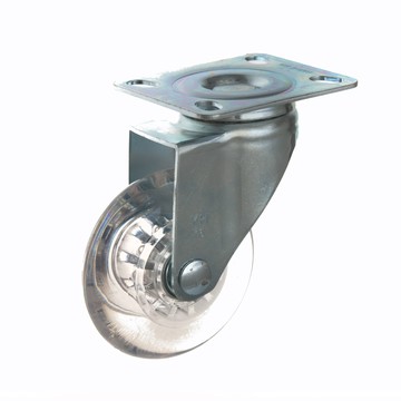 【YH】3英吋 3''時尚透明輪子 平板活動 萬向輪