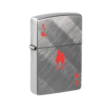 Zippo 【官方旗艦店】 Ace Design 撲克牌- A防風打火機