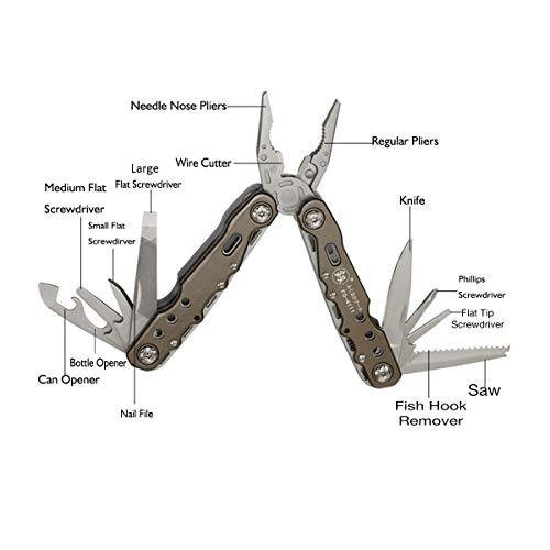 Suspension Multi-Plier Multitool 14 In Multifunction Tool Stainless Steel Multipurpose Folding Tool Set並行輸入