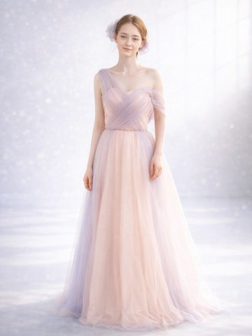 Rosy Plum Dress 薔薇梅紫禮服