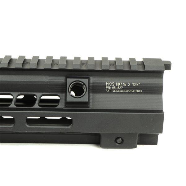 5KU GEISSELE タイプ MK15 10.5インチ ハンドガード 各社電動、GBB HK416用 ブラック