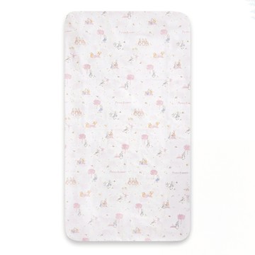 奇哥 悅讀比得兔床包 床墊包覆 13cm  粉色  1個  M(120 x 60cm)