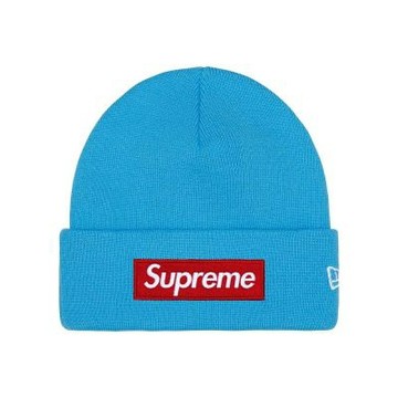 Supreme New Era Box Logo Beanie 帽子 毛帽 藍色 FW25BN5-BL [台灣現貨]