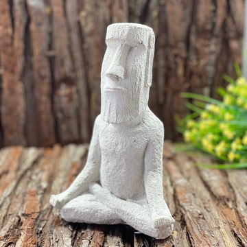 巨石像 摩艾 靜坐 打坐 創意雕塑 居家擺飾 擴香雕像 居家香氛