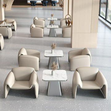 【台灣公司 可打統編】商用洽談桌沙發美容院休息區沙發辦公室會客接待單人沙發桌椅組合 可開發票 全館六折 工廠現貨直銷 新品特價 c9111