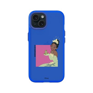 iPhone 15 Clear 激光藍 - 迪士尼-公主系列 Disney Princess - 公主專屬系列-公主與青蛙 蒂安娜