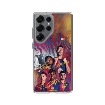 Galaxy S25 Ultra Clear 透明 - FC Barcelona - Team 1 Signature Edition