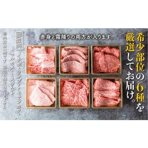 ふるさと納税 岐阜県 飛騨市 焼肉 6種食べ比べ 希少部位 各100g 計600g 牛肉 肉 部位おまかせ 赤身 霜降り和牛 ギフト 贈り物 飛騨市