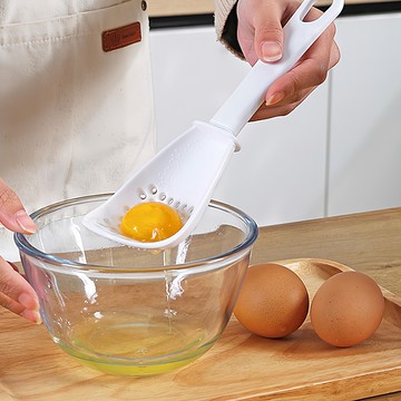 多功能小漏勺 不鏽鋼原木手柄  17.9 x 6.9cm  1個