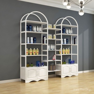 可開發票 展示櫃化妝品置物架産品櫃子美甲陳列櫃美容院母嬰店貨架展櫃