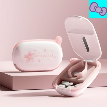 切藥器 切藥盒 隨身藥盒 磨藥器 分藥盒 藥丸切割器 分藥器 剪藥神器 藥物藥片切割器 剪藥器 藥切割器 磨藥粉器小藥盒