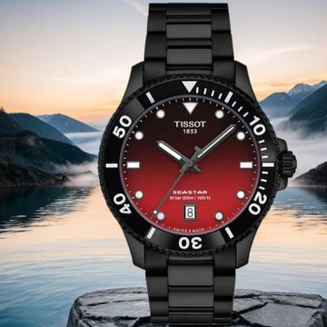 TISSOT 天梭 官方授權 Seastar 1000 T120.410.33.421.00 海洋之星300米潛水錶 雙12購物節 送禮首選 T1204103342100