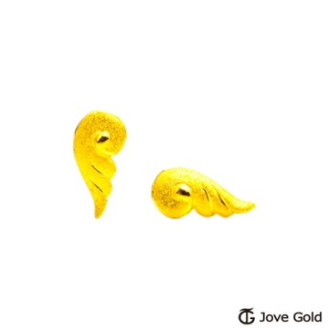 Jove Gold 漾金飾 小天使黃金耳環