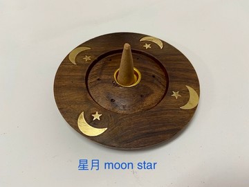 綺異館］印度香 點香盤 木香皿 點香板 塔香皿 可插6支線香及1個塔香 薰香工具 實用款式多