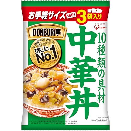 グリコ DONBURI亭 中華丼 3食パック×4個