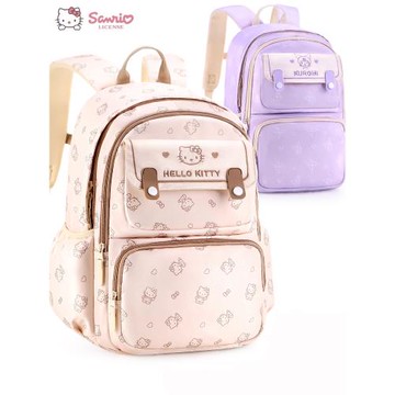 凱蒂貓書包小學生三到六年級大容量女孩庫洛米減負護脊超輕初中生