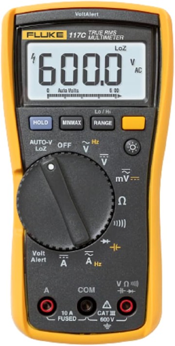 Fluke 117 福祿克 電子非接觸式電壓測量萬用電表 (台灣代理公司貨)