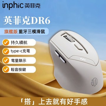 現貨 英菲克DR01 藍牙滑鼠 無線滑鼠 靜音滑鼠 type-c充電滑鼠 光學筆電滑鼠 人體工學 雙模滑鼠 筆電滑鼠