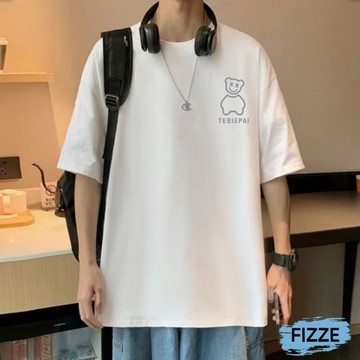 寬版上衣 短T大尺碼T恤 寬鬆上衣 短袖 短袖t恤 男女情侶衣 情侶裝 男裝男生衣服ATYT380【FIZZE】