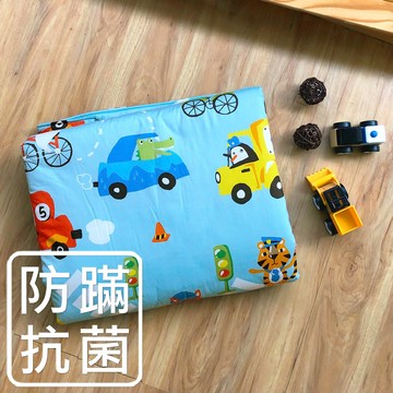 鴻宇 HongYew - 防螨抗菌100%美國棉兒童涼被 四季被-旅行家2022-藍