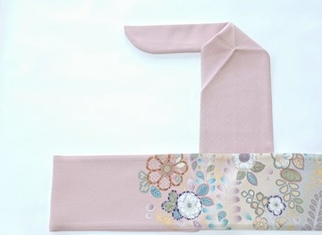 弓袋 粉色 辻が花 訪問著