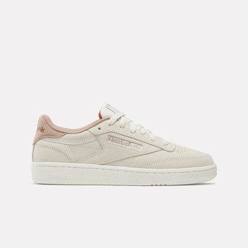 Kixpress-Reebok Club C 85 女 休閒鞋 經典 復古 網球鞋 簡約 穿搭 米 [100208987]