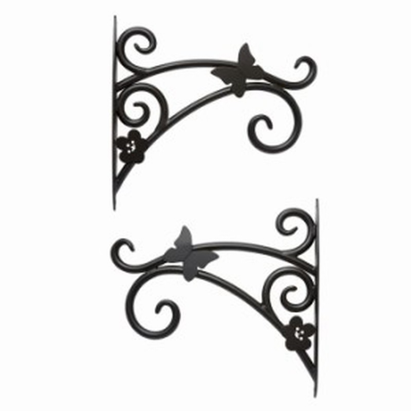 物干し 屋外 ベランダ 壁 壁掛け 物干し竿受け 物干し金物 物干金物 ロートアルミ物干し竿掛け 壁面固定式d 2本1セット 花と蝶 Diy 通販 Lineポイント最大1 0 Get Lineショッピング