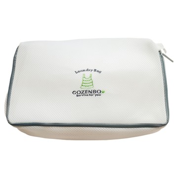 GOZENBO 御膳坊 3D加厚刺繡系列 洗衣袋 34 x 20 x 9cm  白色  1個