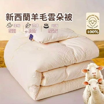 台中現貨 A類紐西蘭進口羊毛被 萊賽爾被 被子保暖被芯  單人被胎 雙人被胎 棉被胎  冬被 棉被被芯