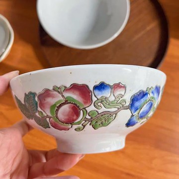 外婆家同款日式手繪浮雕碗復古家用陶瓷湯碗面碗和風創意蓋澆飯碗